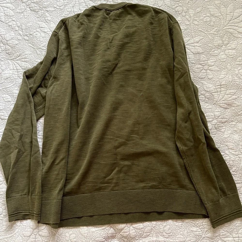 Banana Republic Olive Green Crewneck Sweater